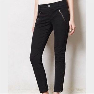 ❌SOLD❌Anthro Pilcro & Letterpress Black Moto Jeans